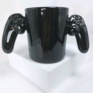 Big Mouth Game Over Countroller Coffee Cup Mug Black Video Game Over 4"